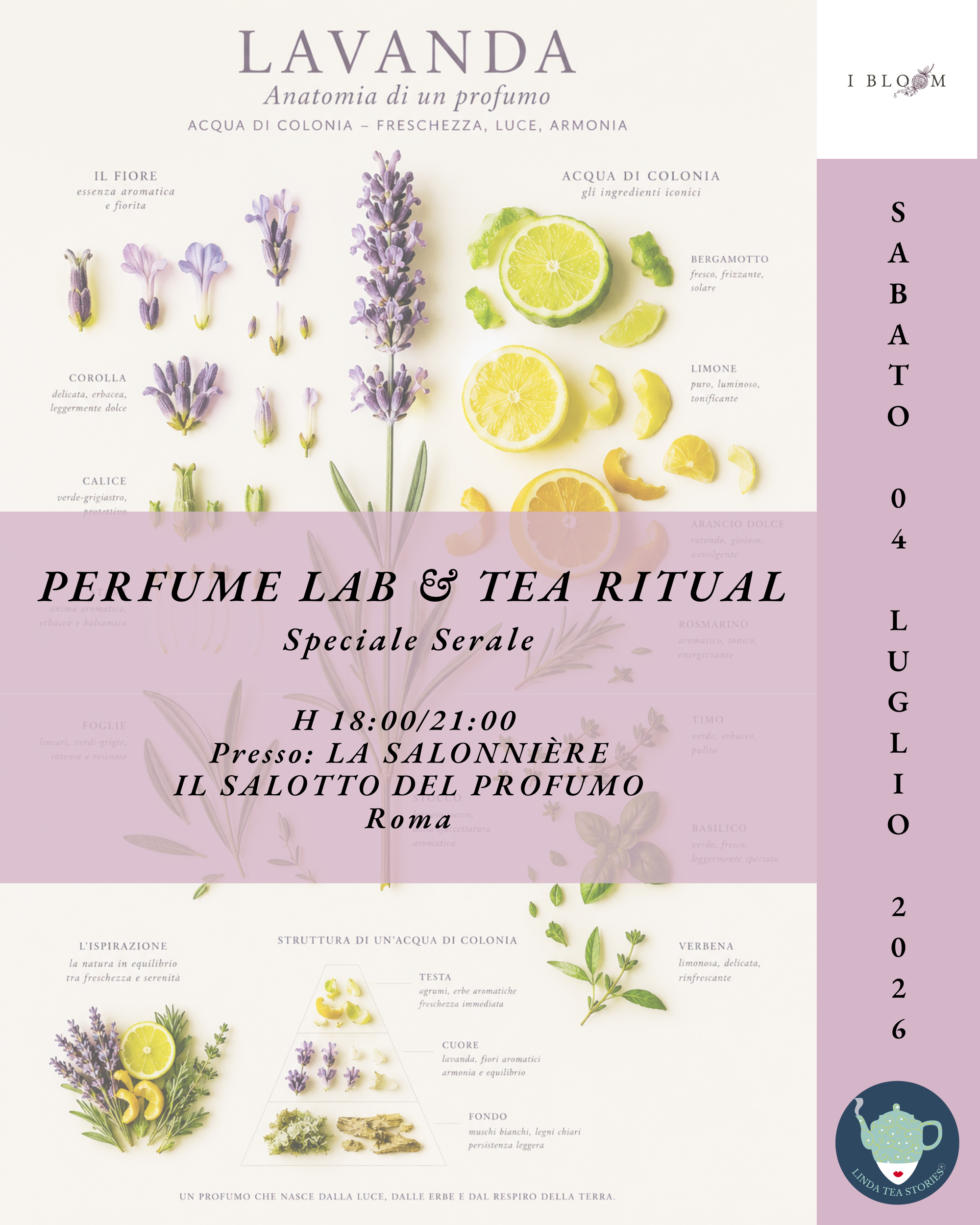 LAVANDA SCOMPOSTA | ANATOMIA DI UN PROFUMO - Perfume Lab & Tea Ritual