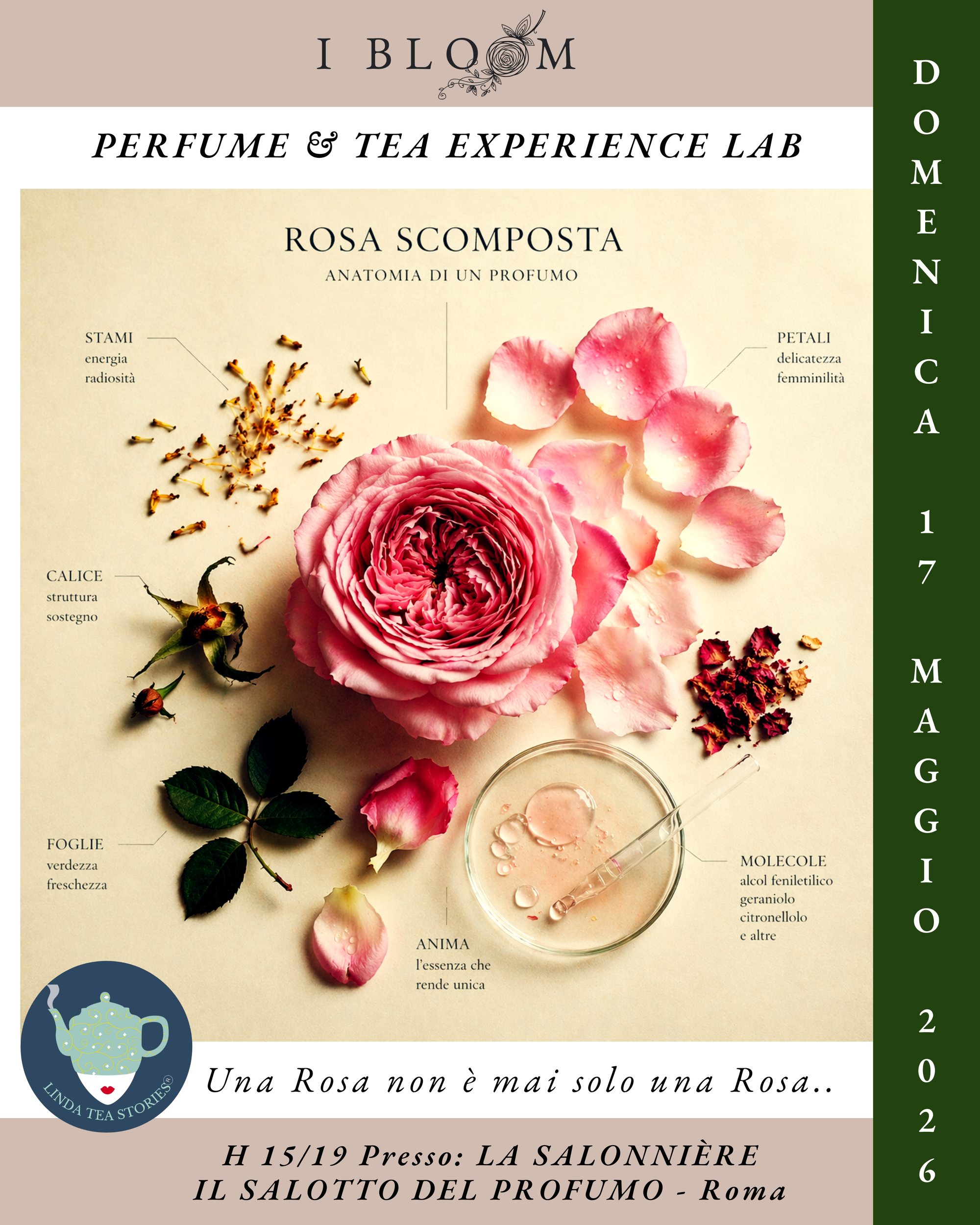 ROSA SCOMPOSTA – ANATOMIA DI UN PROFUMO - Perfume & Tea Experience Lab