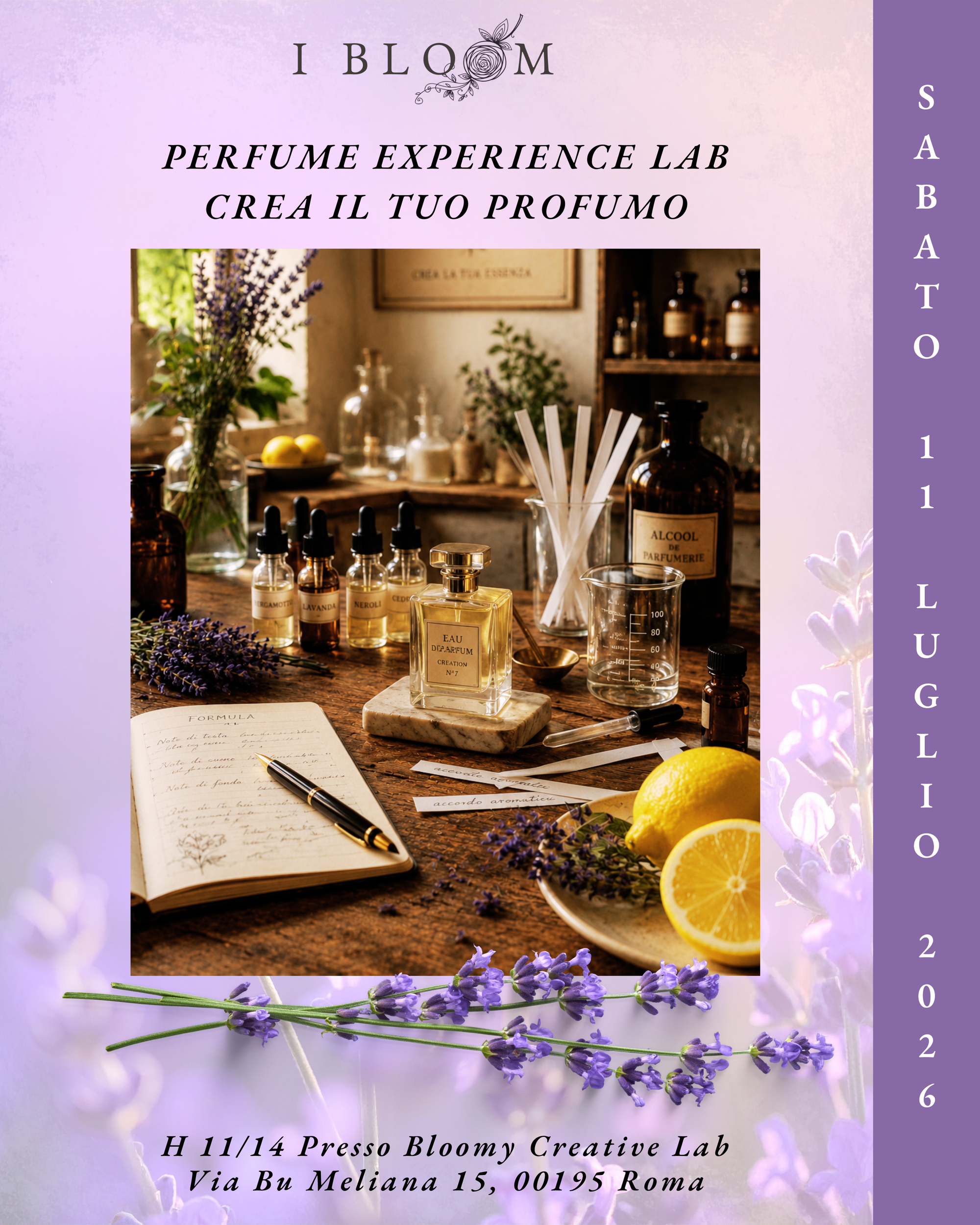 PERFUME EXPERIENCE LAB | LA RICETTA DELLA LUCE