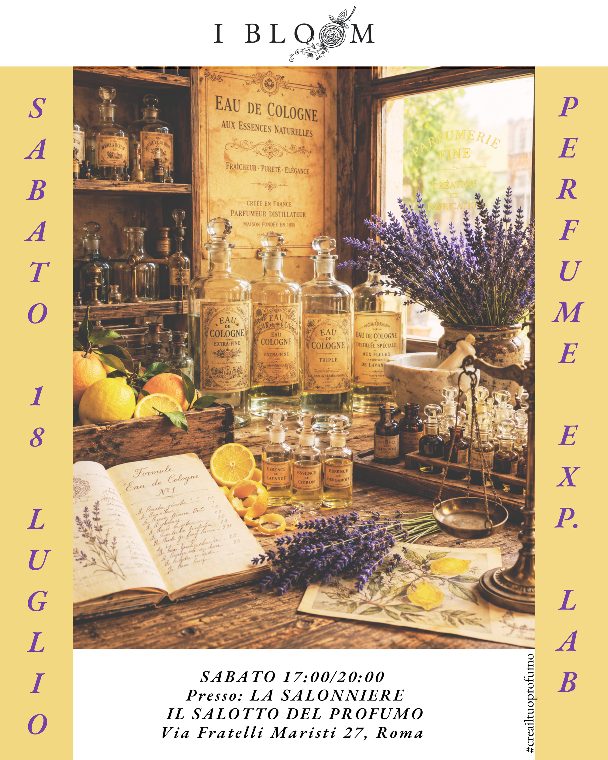 PERFUME EXPERIENCE LAB | Viaggio nel Tempo | Un Pomeriggio nel XVIII Secolo