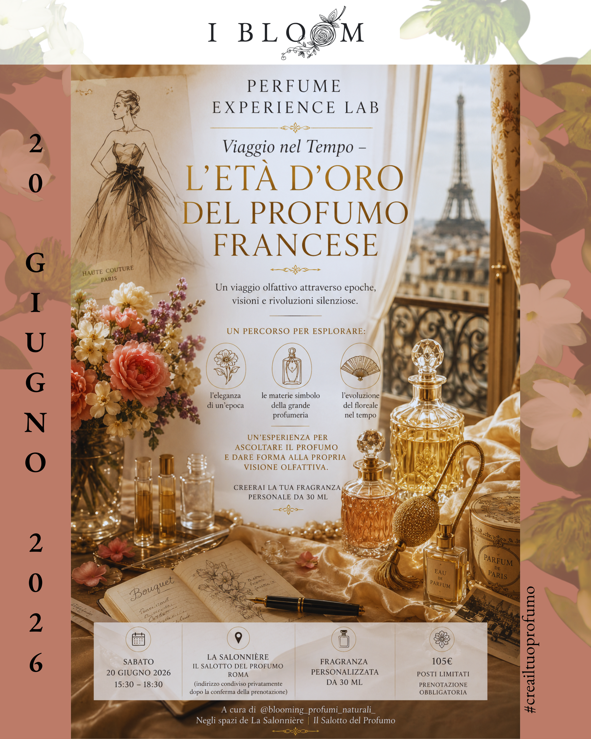PERFUME EXPERIENCE LAB | Viaggio nel Tempo | L’Età d’Oro del Profumo Francese