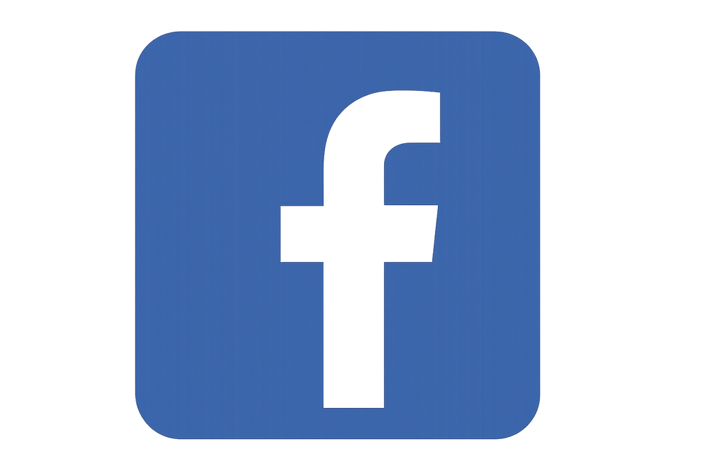 solo il logo di facebook icona